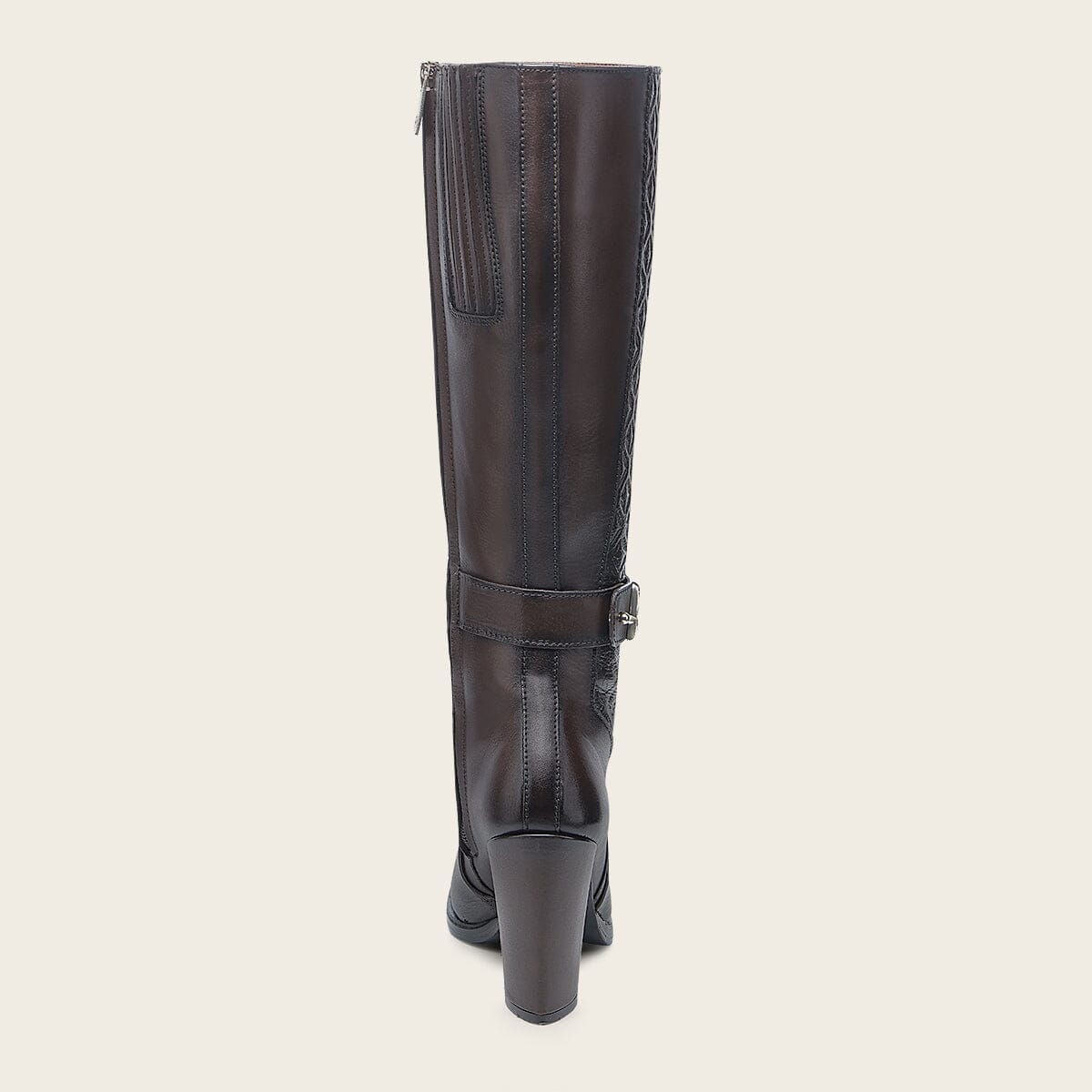 Bota de vestir en piel genuina de venado para dama