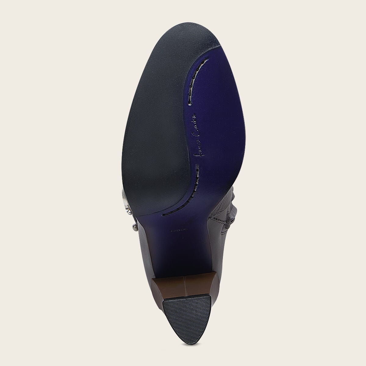 Bota de vestir en piel genuina de venado para dama