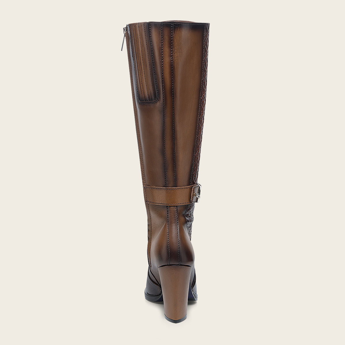 Bota de vestir en piel genuina de venado para dama