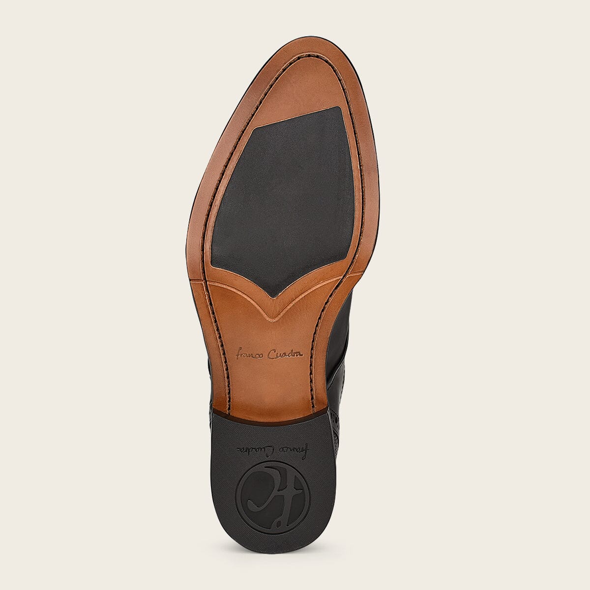 Zapato de vestir tipo derby en piel genuina de bovino