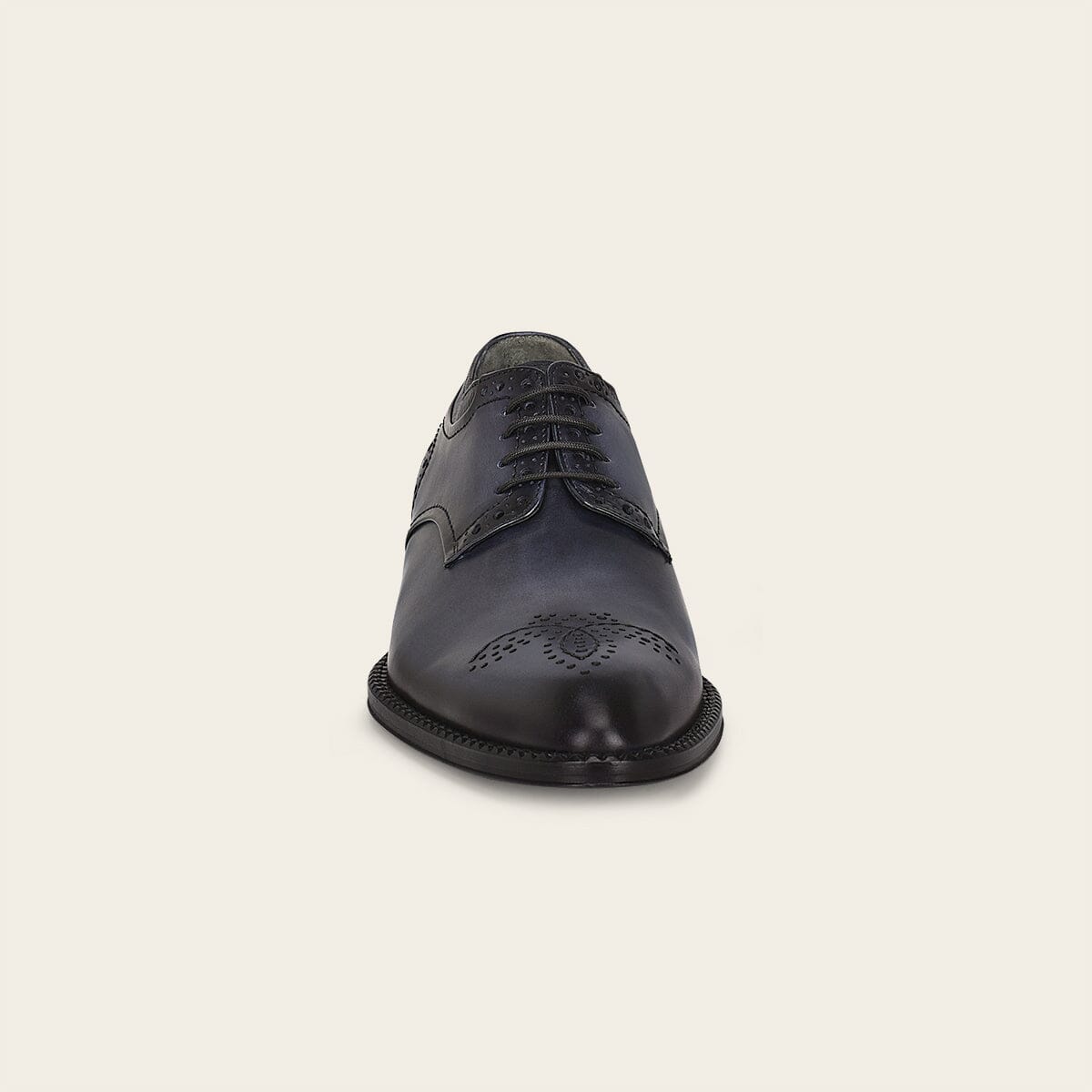Zapato de vestir tipo derby en piel genuina de bovino