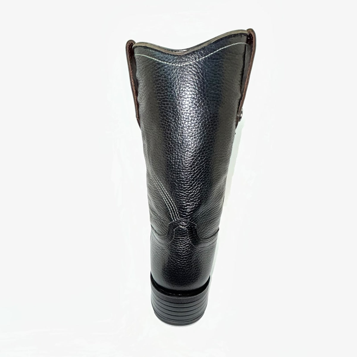 Bota roper en piel genuina de venado para caballero