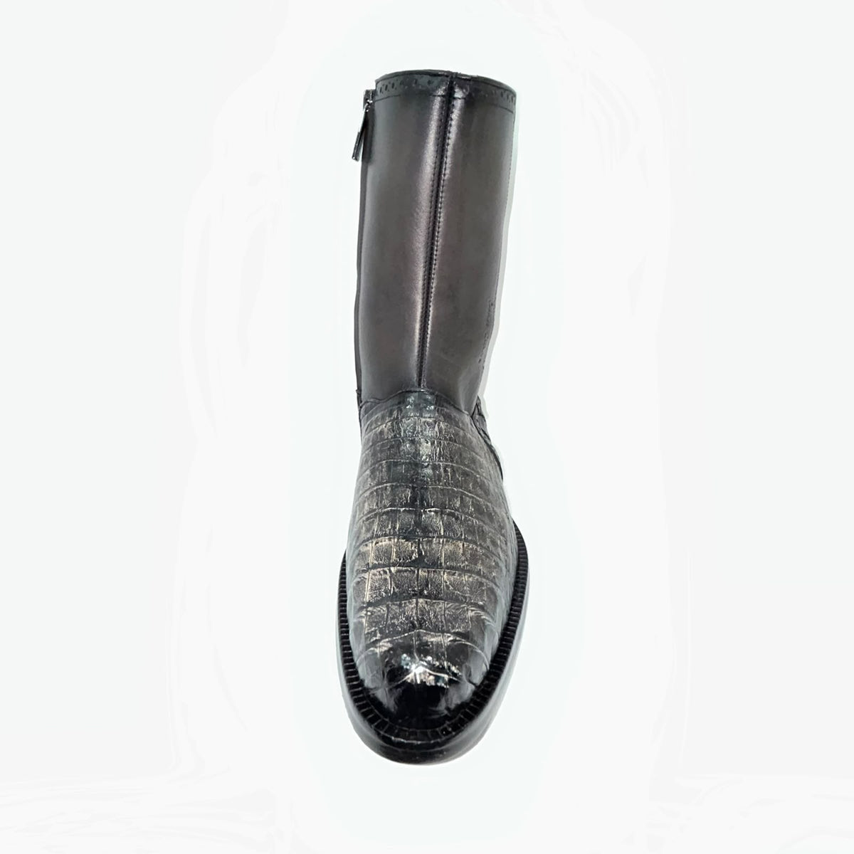 Botin de vestir en piel genuina de caimán