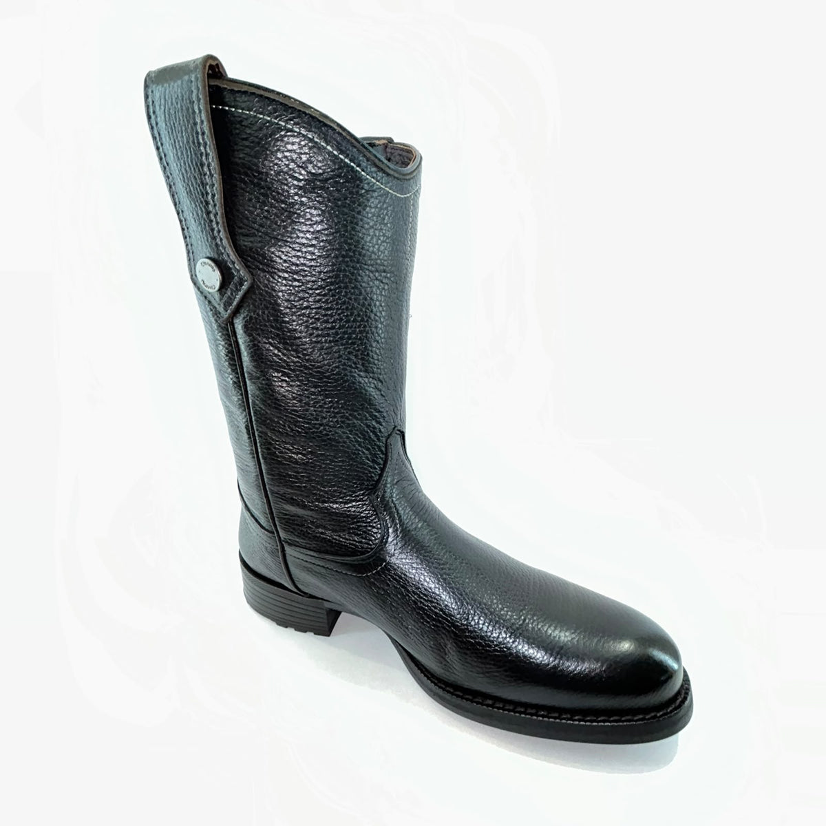 Bota roper en piel genuina de venado para caballero