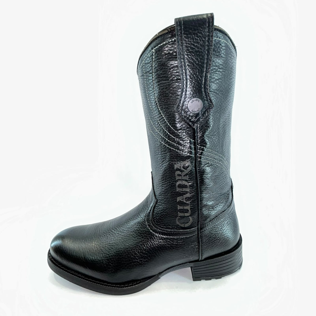 Bota roper en piel genuina de venado para caballero