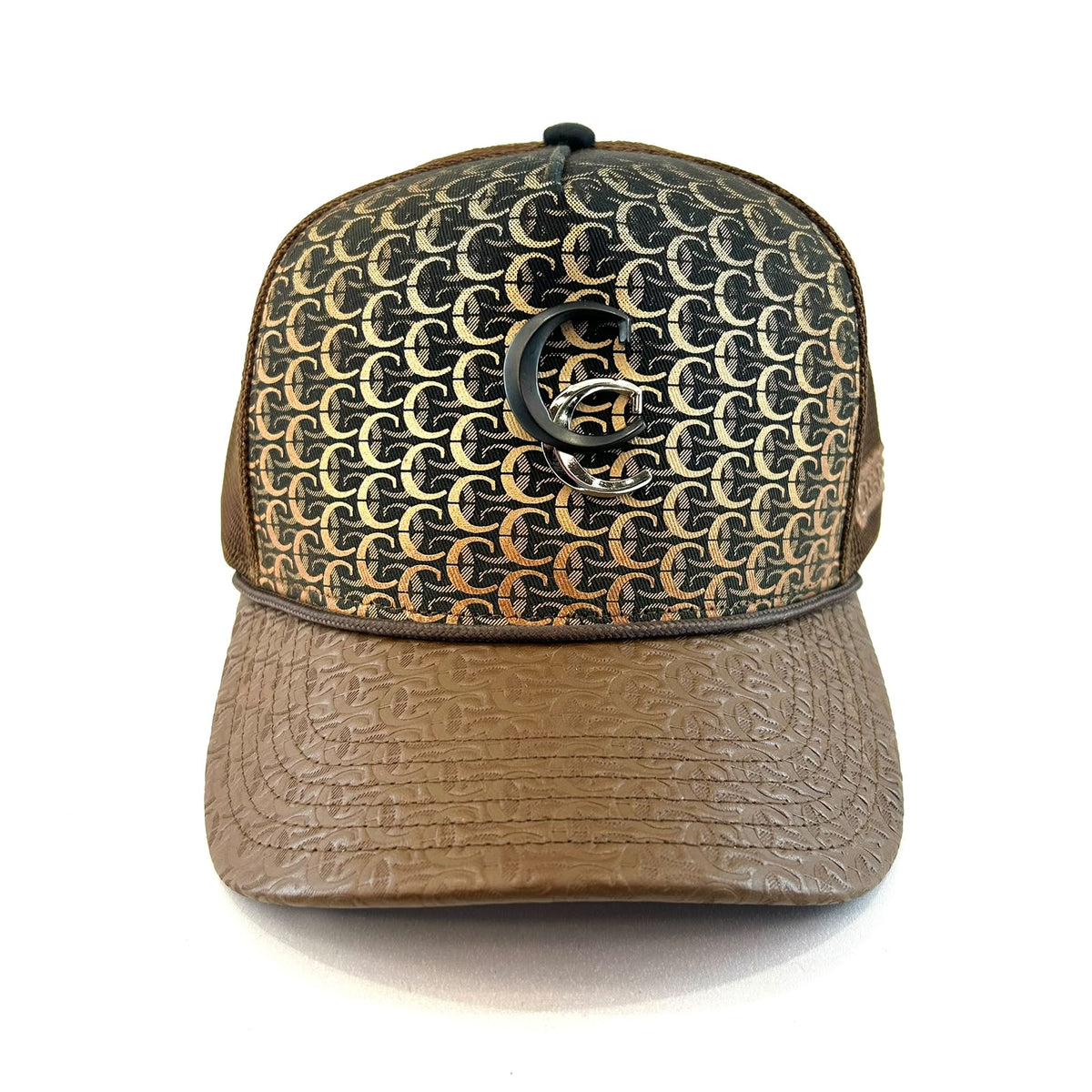 Gorra tipo snapback gold brown