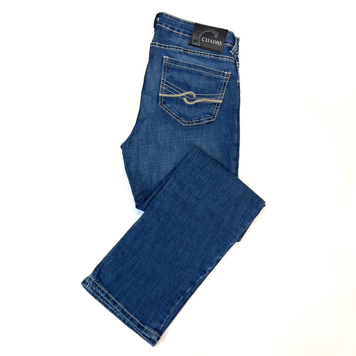 Jeans Cuadra para caballero corte boot cut de tiro medio