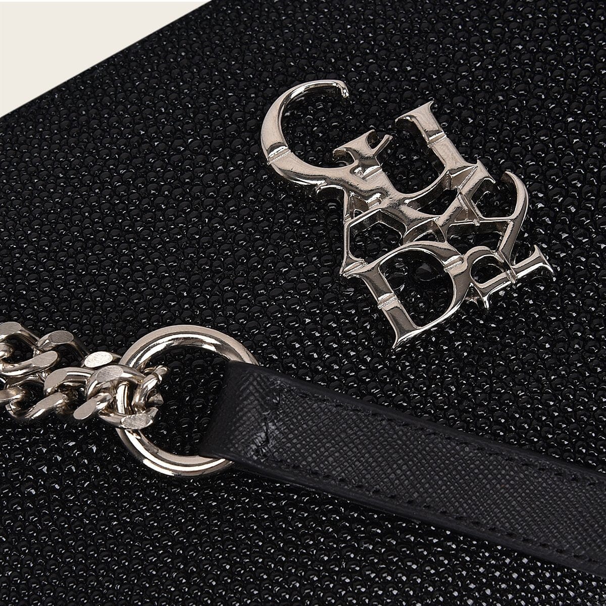 Cartera en piel genuina de mantarraya para dama