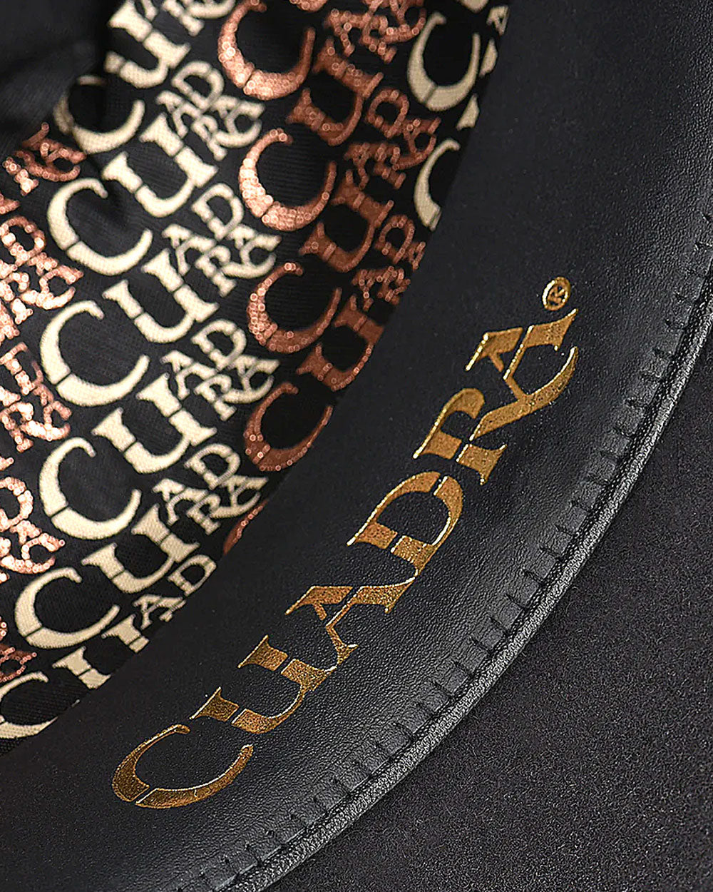 Sombrero vaquero Monterrey negro de lana merino 100 % premium
