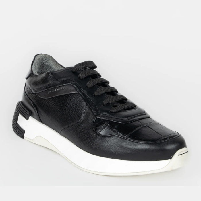 Tenis para caballero en piel genuina de alligator