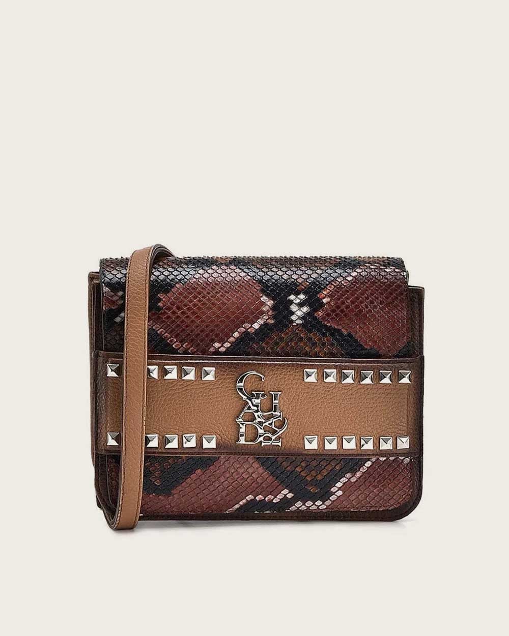 Bolso tote de piel de pitón