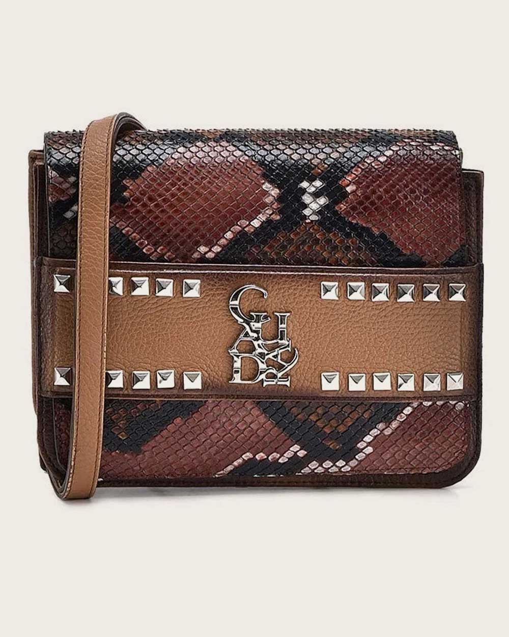 Bolso tote de piel de pitón