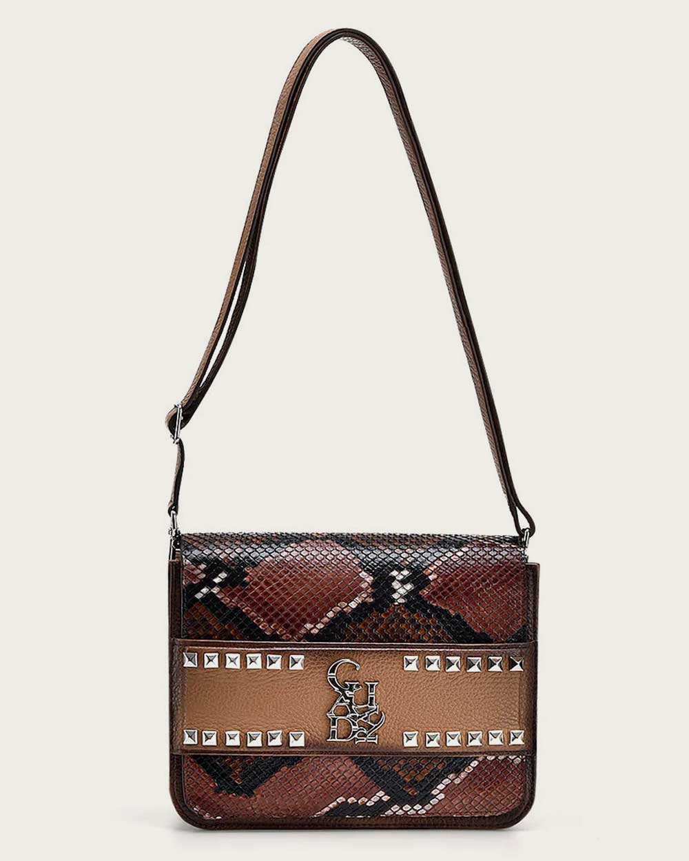 Bolso tote de piel de pitón