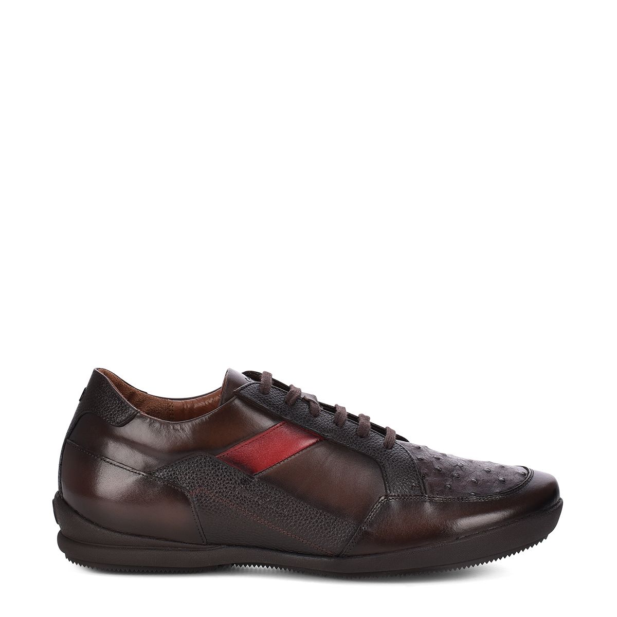 tenis de avestruz para hombre con estilo casual