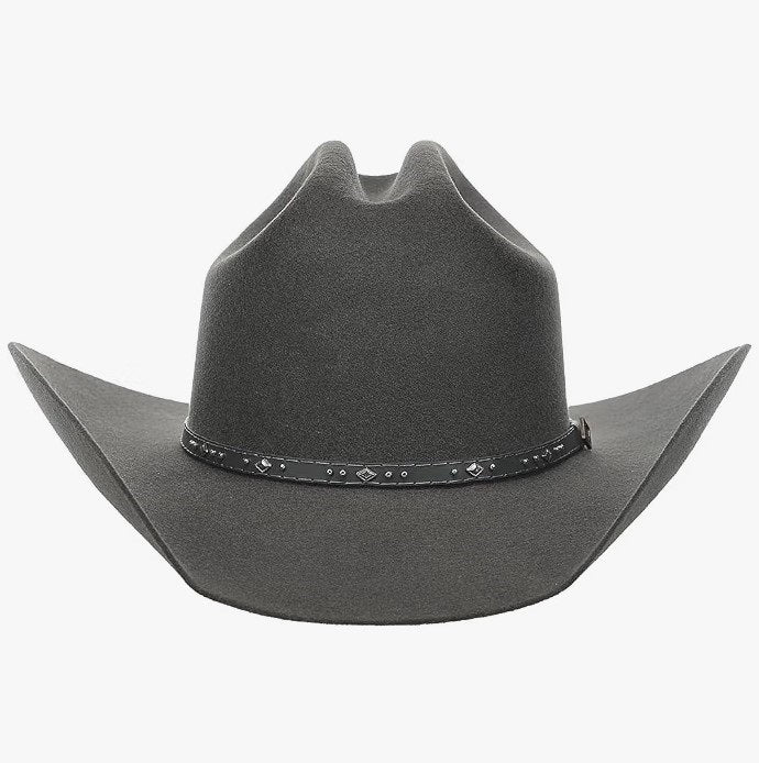 Sombrero Monterrey de lana color granito ( gris )